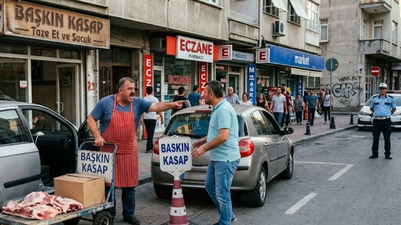 Sokak ve caddelere duba ve araç parkını engelleyici bariyer - nesne koymak